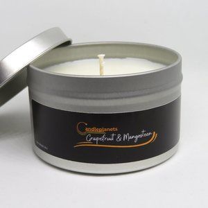 Grapefruit & Mangosteen 8oz Scented Soy Candle-Organics Scented Candles
